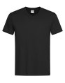 Heren T-shirt V Hals Stedman ST2300 Black Opal